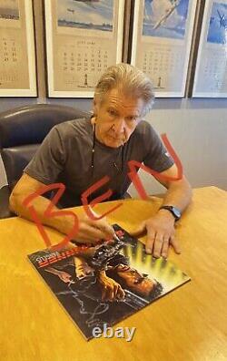 Harrison Ford Signed Blade Runner Soundtrack Vinyl Beckett Auth PHOTO PROOF