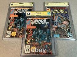 Hauer, Olmos and Young Autographed CGC CBCS Marvel Blade Runner Comic Collection
