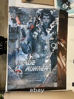 James Jean Blade Runner Silver Variant Screen Print Alternative Movie Poster