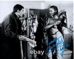 Joanna Cassidy Signed 8x10 Blade Runner Zhora with Harrison Ford Photograph