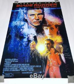 Joe Turkel signed autographed The Final Cut Blade Runner poster Joseph Turkel