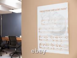 Jurassic Park Movie Theme Song Poster Sheet Music 8 x 10 Wall Art