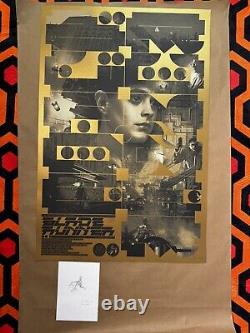 Krzysztof Domaradzki Blade Runner & 2049 AP Set screen print posters + Drawing