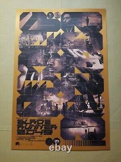 Krzysztof Domaradzki Blade Runner and BR 2049 Movie Poster Set Krabz Not Mondo