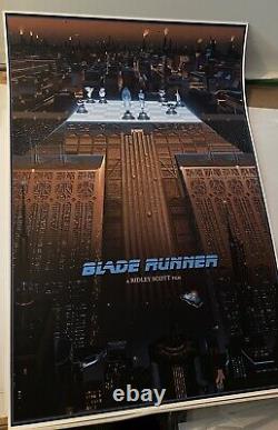 LAURENT DURIEUX Blade Runner Final Chess Game movie poster art print Mondo BNG