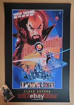 Lawrence Noble Flash Gordon Movie Poster Print Numbered Art 2021