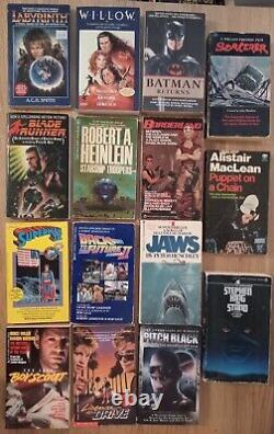 Many Movie Novels And Tie-in Labyrinth Willow Batman Blade Runner Starship