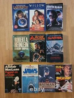 Many Movie Novels And Tie-in Labyrinth Willow Batman Blade Runner Starship