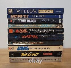 Many Movie Novels And Tie-in Labyrinth Willow Batman Blade Runner Starship