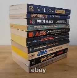 Many Movie Novels And Tie-in Labyrinth Willow Batman Blade Runner Starship