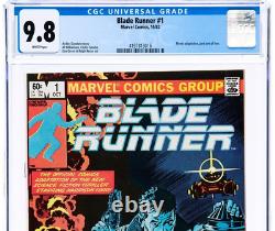 Marvel Comics BLADE RUNNER #1 1982 CGC 9.8 NM/MT WP Harrison Ford 1st Movie