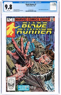 Marvel Comics BLADE RUNNER #2 1982 CGC 9.8 NM/MT WP Harrison Ford 1st Movie