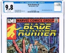 Marvel Comics BLADE RUNNER #2 1982 CGC 9.8 NM/MT WP Harrison Ford 1st Movie