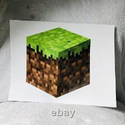 Minecraft 2 Picture Anime Poster 8 x 10 Wall Art F. HSMzHe zd%fW2