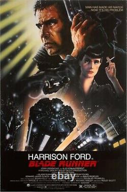 Original 1982' Blade Runner' Movie Poster 27 x 41 Folded