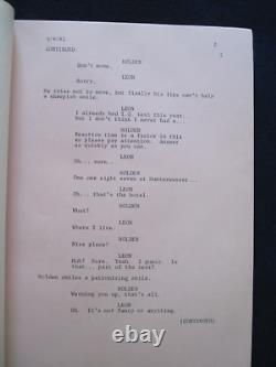 Original Blade Runner Script Based On Philip K Dick's Novel, Dir. Ridley Scott