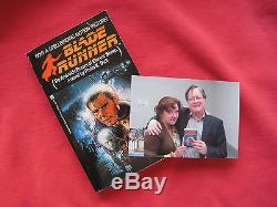 Philip K. Dick Blade Runner Signed By Serena & Tim Powers 1st Movie Ed