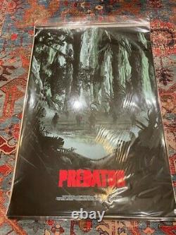 Predator Screen Printed Movie Poster Regular Edition by Kilian Eng Not Mondo