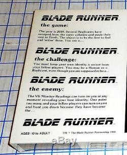 RARE 1982 CPC Blade Runner Movie Board Game Harrison Ford MINT Sealed MIB