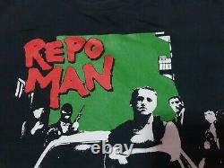 REPO MAN t-shirt cult horror film Sci-Fi movie Bladerunner size M