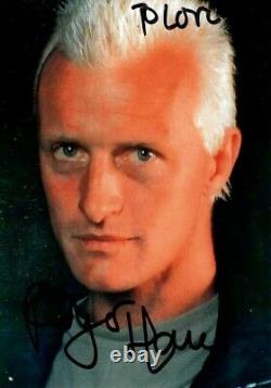RUTGER HAUER Autographed Signed BLADE RUNNER ROY BATTY Photograph To Lori