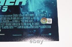 RYAN GOSLING SIGNED'BLADE RUNNER 2049' 12x18 MOVIE FILM POSTER BECKETT COA BAS