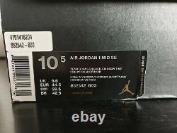 Rare Air Jordan 1 Mid SE Team Orange US 10.5 SOLD OUT Preowned VNDS
