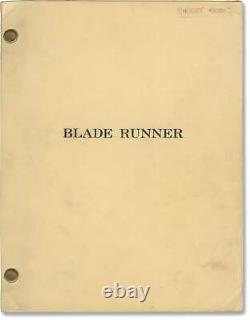 Ridley Scott BLADE RUNNER Original screenplay for the 1982 film 1980 #160170