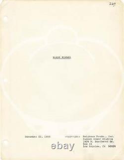 Ridley Scott BLADE RUNNER Original screenplay for the 1982 film 1980 #160170