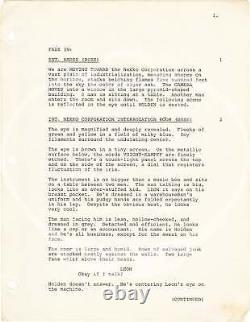 Ridley Scott BLADE RUNNER Original screenplay for the 1982 film 1980 #160170