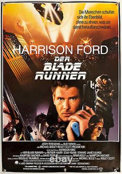 Ridley Scott BLADE RUNNER original vintage 1 sheet movie poster rolled 1982