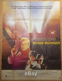 Ridley Scott Philip K Dick / French movie poster for Blade Runner 1982 1st ed