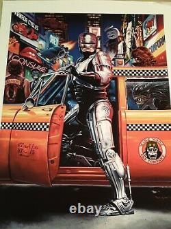 Robcop Alien They Live Blade Runner Taxi Driver Rare Print Signed LMT 50 Epic