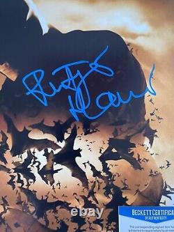 Rutger Hauer Autographed 12x18 Photo Blade Runner Ladyhawke Batman Begins BAS