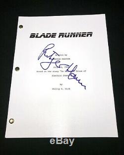 Rutger Hauer Hand Signed Blade Runner Full Movie Script Autograph + Proof