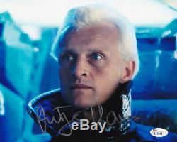 Rutger Hauer Signed 8x10 Inch Photo Blade Runner Roy Batty Batman Begins JSA