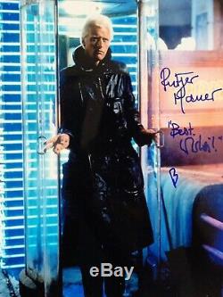 Rutger Hauer signed Blade Runner 11x14 Photo Rare Exact Proof