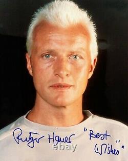 Rutger Hauer signed Blade Runner 11x14 Photo Rare Exact Proof