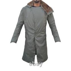 Ryan Gosling Officer k Blade Runner 2049 Long Trench Fabric Coat with Back Print