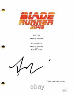 Ryan Gosling Signed Autograph Blade Runner 2049 Movie Script Harrison Ford Jsa