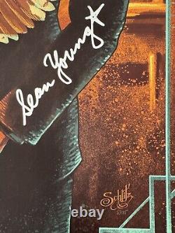 SEAN YOUNG signed Art Print Poster 16x24 BLADE RUNNER Rachael Danny Schlitz JSA