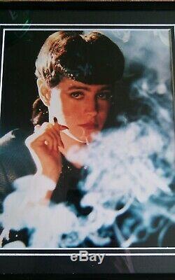 SIGNED Sean Young BLADE RUNNER Autographed Letter + Photo Matted/Framed