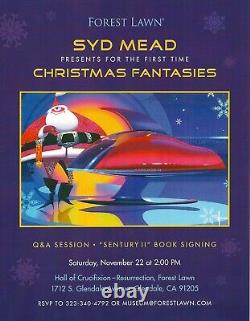 Sentury II Syd Mead Hard Cover signed 1st ED. 2000 concept Futurist Blade Runner