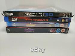 Terminator 2 3D REGION-FREE+Blade Runner+Avengers Infinity War+Endgame 3D Bluray