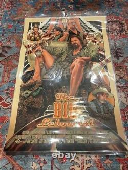 The Big Lebowski Screen Printed Movie Poster by Juan Ruiz Burgos Not Mondo