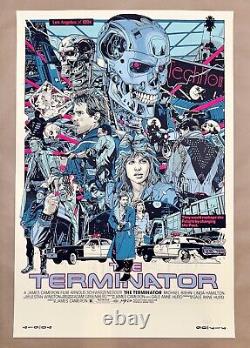Tyler Stout THE TERMINATOR Movie Poster Mondo Schwarzenegger Screen Print SIGNED