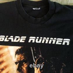 VTG BLADE RUNNER T-Shirt XL Late 1990's Harrison Ford Movie Wake Up Time To Die