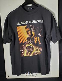 Vintage 1996 Blade Runner Sci Fi Movie Single Stitch T Shirt XL Authentic SCARCE