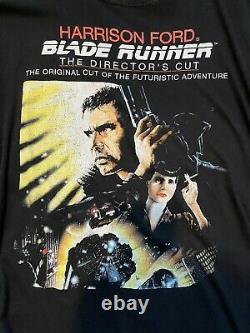 Vintage 80s 90s Blade Runner Directors Cut Movie Horror Movie Shirt 21x27 RARE