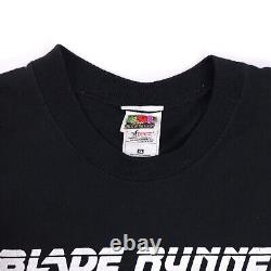 Vintage 90s Blade Runner T Shirt Mens XLarge Black Wake Up Time To Die Movie Tee